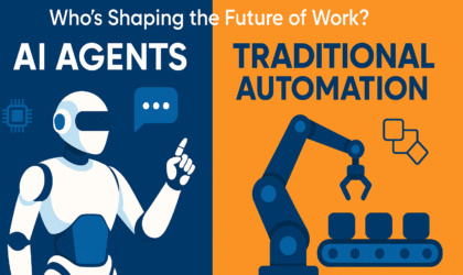 AI Agents vs Traditional Automation:   Who’s Shaping the Future of Work?