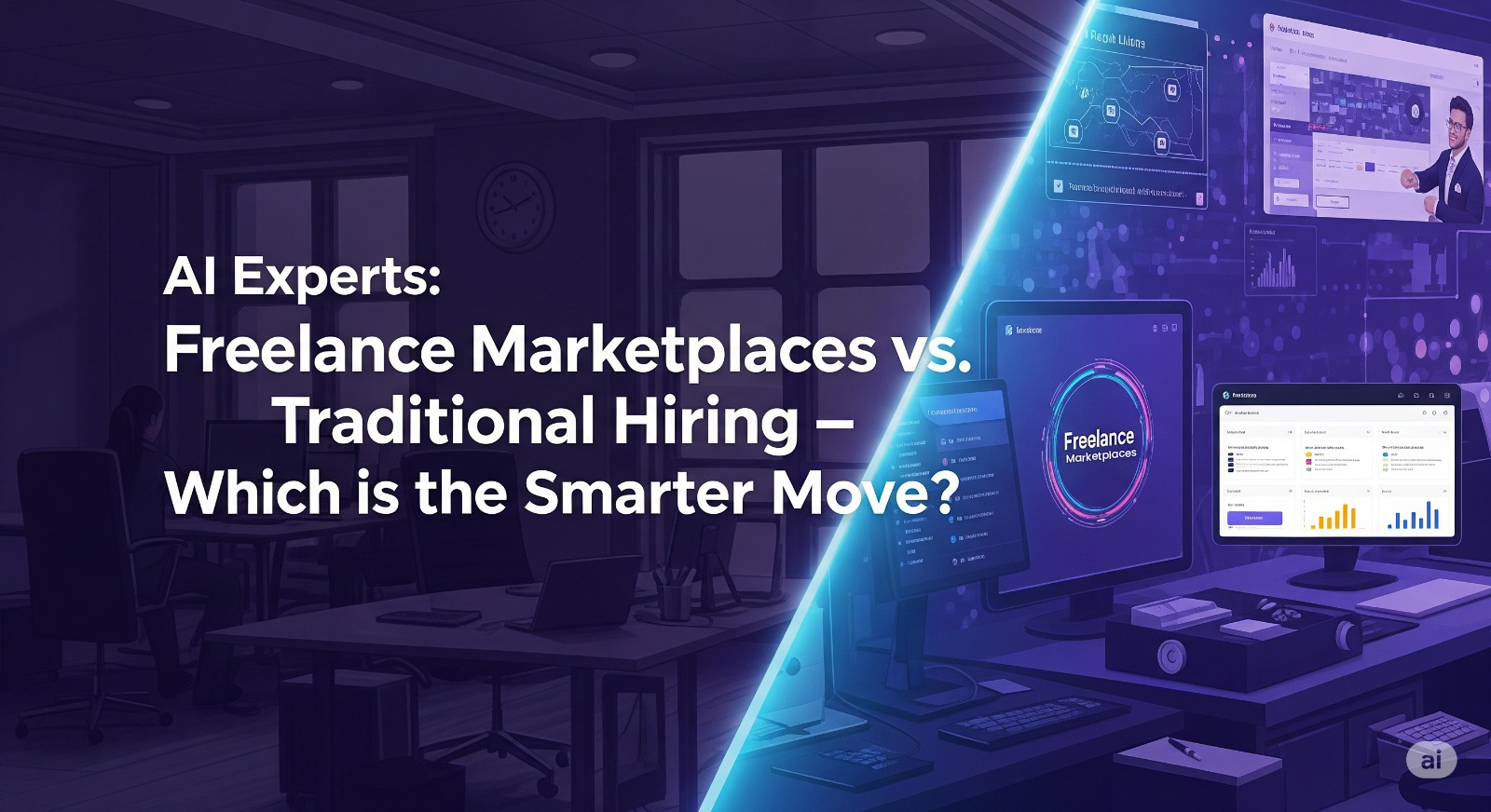 AI Experts: Freelance Marketplaces vs. Traditional Hiring – Which is the Smarter Move?